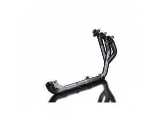 Tubi di scarico per Triumph Tiger 800 Abs 2010-2019 Ceramic Black Stainless Steel Downpipes