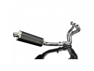 Sistema di scarico completo per Yamaha Mt09 Sport Tracker 2014-2020 Silenziatore ovale in carbonio da 350 mm