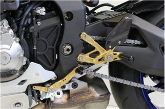 Kit pedane regolabili Mue2 Oro Gilles Tooling Yamaha Yzf-R1 Rn49 2017 - 2019