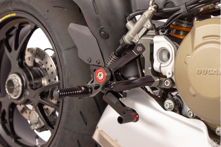 Repose-Pieds Arrière Mue2 Noir Gilles Tooling Ducati Streetfighter V4 V4S Fa 2020 - 2020