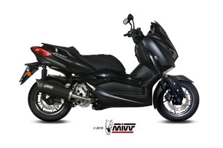 Terminale Scarico Mivv Mover Inox Verniciato Nero Yamaha X-Max 300 2017 - 2020