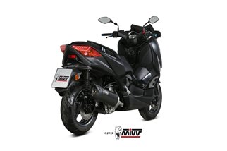 Terminale Scarico Mivv Mover Inox Verniciato Nero Yamaha X-Max 300 2017 - 2020