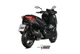 Silencer Exhaust Mivv Mover Black Painted Stainless Steel Yamaha X-Max 300 2017 - 2020