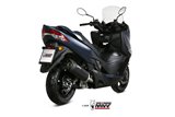 Terminale Scarico Mivv Mover Inox Verniciato Nero Suzuki Burgman 400 2017 - 2020