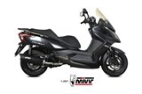 Système Complet 1 En 1 Echappement Mivv Mover Inox Peint Noir Kymco Downtown 300 2009 - 2017