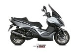 Silencieux Echappement Mivv Speed Edge Noir Noir Inox Kymco Xciting 400I 2013 - 2018