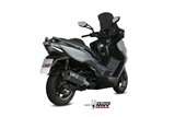 Terminale Scarico Mivv Speed Edge Black Inox Nero Kymco Xciting 400I 2013 - 2018