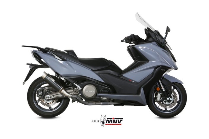 Schalldämpfer Escape Mivv Gp Pro Schwarz Schwarz Edelstahl Kymco Ak 550 2017 - 2020