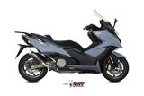 Silencieux Echappement Mivv Gp Pro Noir Noir Inox Kymco Ak 550 2017 - 2020