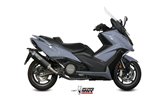 Silencieux Echappement Mivv Speed Edge Noir Noir Inox Kymco Ak 550 2017 - 2020