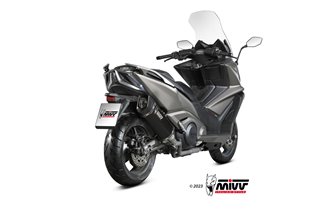 Sistema di scarico Terminale O.011.LR1XB Mivv SR-1 INOX NERO Kymco AK 550 2021-2024