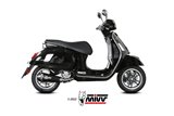 Sistema di Scarico Terminale P.009.LDRB Mivv DELTA RACE INOX NERO Piaggio Vespa GTS 300