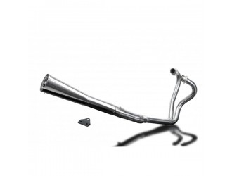 Sistema di scarico completo per Yamaha Xs650 Se-B 1978-85 2-1 Stainless Classic Megaphone Silenziatore