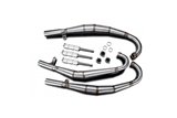 Sistema di scarico completo kettle sistema di scarico completo cromato replica oem suzuki gt750 1975 1977