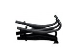 Sistema di scarico completo per Suzuki Gt750 1974-1977 Expansion Chambers Tubi Black LMAB Models