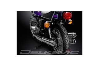 Sistema di scarico completo per Kawasaki H2 H2B H2C 750 1974-1975 Replica completa cromata