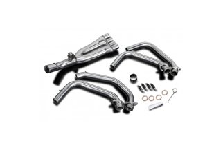 Complete black ceramic exhaust system for Kawasaki Z900 RS 2018 2022