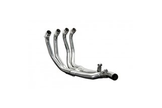 Complete exhaust system chrome system kawasaki z1 1972 1976