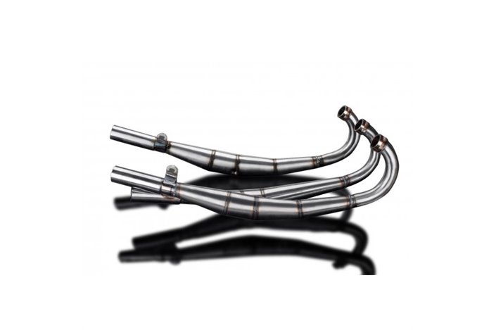 Sistema di scarico completo per Suzuki Gt750 1974-1977 Expansion Chambers Pipes Unchromed LMAB Models