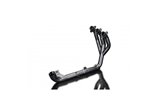 Collecteur pour Triumph Tiger 800 Abs 2010-2019 Downpipes en acier inoxydable noir en céramique