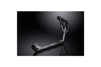 Collecteur pour Triumph Tiger 800 Abs 2010-2019 Downpipes en acier inoxydable noir en céramique