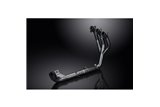 Collecteur pour Triumph Tiger 800 Abs 2010-2019 Downpipes en acier inoxydable noir en céramique