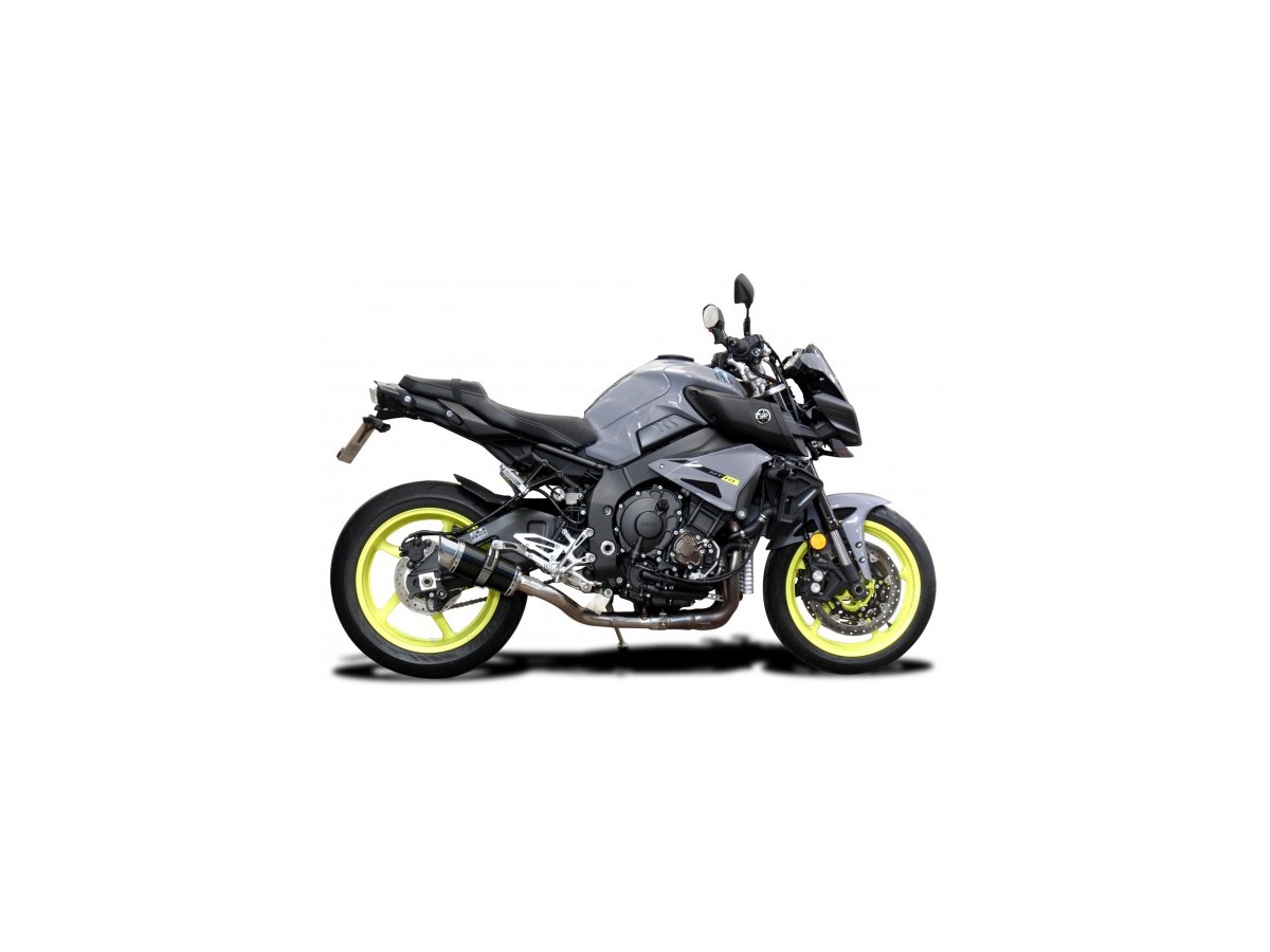 Kit scarico terminale per Yamaha Mt-10 Mt10 2016-2021 Kit bombola tonda in carbonio da 200 mm