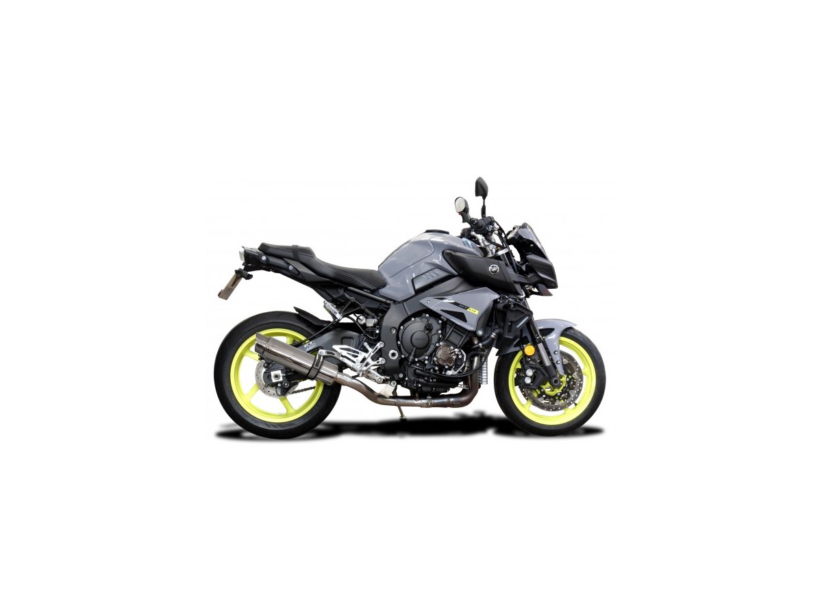 Kit scarico terminale per Yamaha Mt-10 Mt10 2016-2021 Kit bombola rotonda in acciaio inossidabile da 350 mm