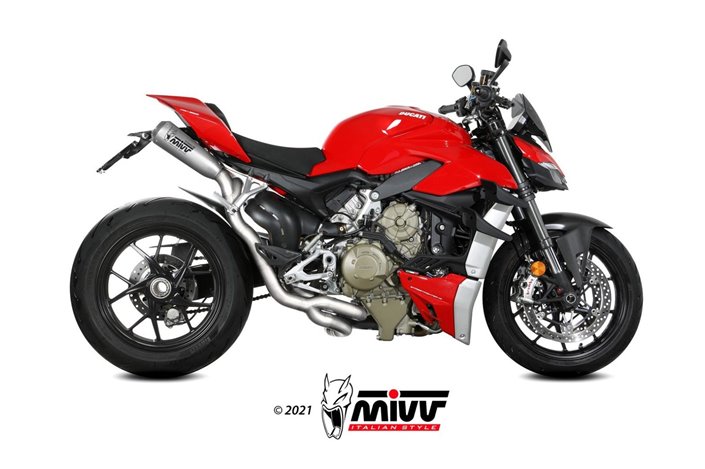 Scarico Completo 4X2X1 Mivv Impianto Completo Titanio Ducati Streetfighter V4 2020 - 2022