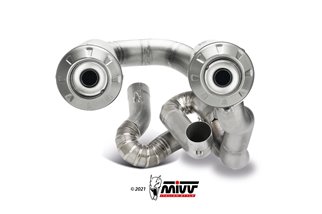 Vollsystem 4 in 2 in 1 Escape Mivv Impianto Completo Titanium Ducati Streetfighter V4 2020 - 2022