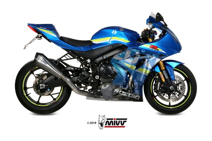 Full System 4 In 2 In 1 Exhaust Mivv Impianto Completo Titanium Suzuki Gsx-R 1000 2017 - 2020