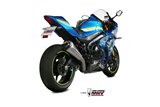 Vollsystem 4 in 2 in 1 Escape Mivv Impianto Completo Titanium Suzuki Gsx-R 1000 2017 - 2020