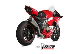 Système Complet 4 En 2 En 1 Echappement Mivv Impianto Completo Titanium Ducati Panigale V4 2018 - 2022