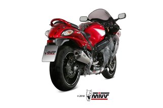 Full System 4 In 2 In 1 Exhaust Mivv Impianto Completo Titanium Suzuki Gsx-R 1300 Hayabusa 2008 - 2017