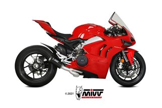 Système Complet 4 En 2 En 1 Echappement Mivv Impianto Completo Carbone Ducati Panigale V4 2018 - 2022