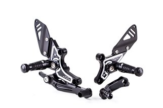 Système De Repose-Pieds Rct10Gt Noir-Argent Gilles Tooling Bmw R Ninet Pure Rn12 2021 -