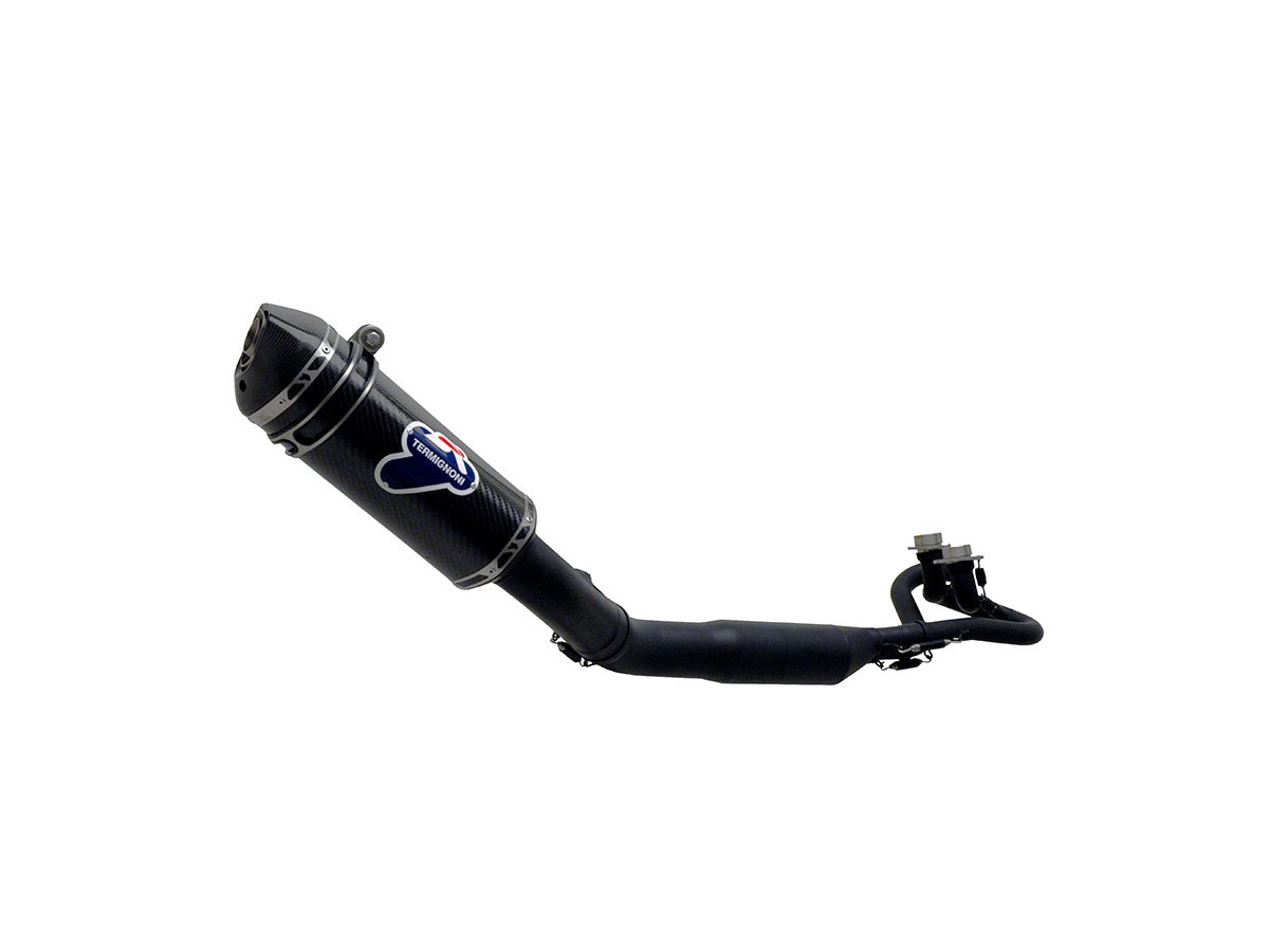 SCARICO COMPLETO TERMIGNONI CARBONIO NERO YAMAHA T MAX 530 2012-2016 CATALIZZATO