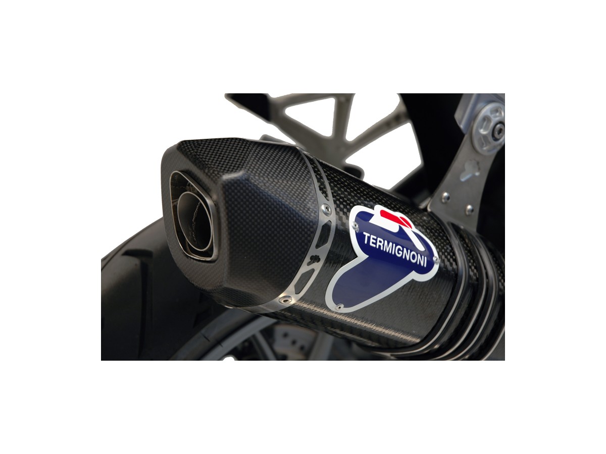 SCARICO TERMINALE TERMIGNONI BW12080CVT BMW R 1200 GS 2013-2016 OMOLOGATO TITANIO CARBONIO