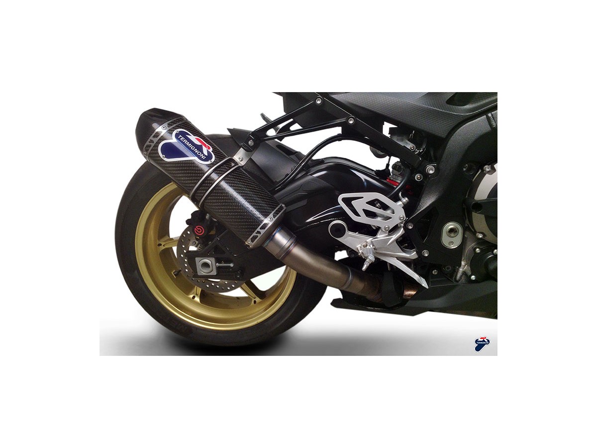 SCARIO TERMINALE SLIP ON RELEVANCE TERMIGNONI BW13080CV BMW S 1000 RR 2014-2015 OMOLOGATO CARBONIO