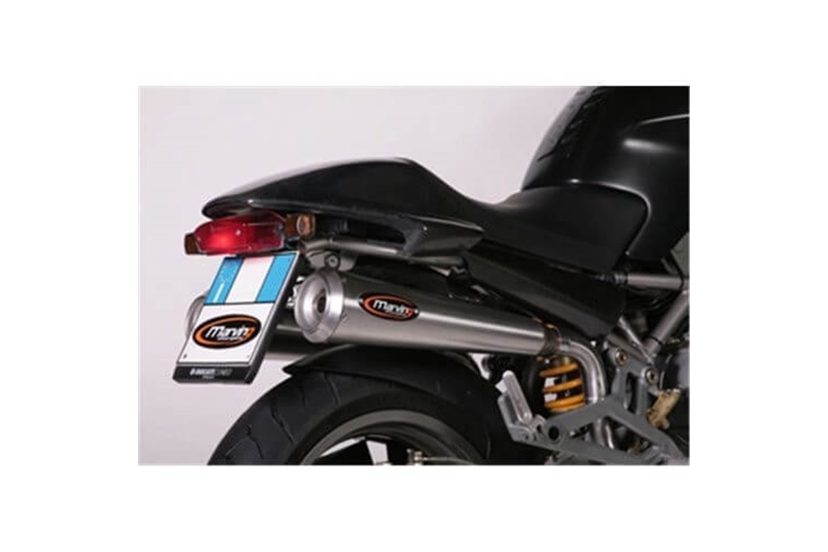 HIGH EXHAUST SILENCERS STAHL GENEHMIGT MARVING DUCATI MONSTER 600 1993-2003