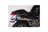 High Pair Tailpipes Exhaust Ducati Monster 750 Stainless Marving