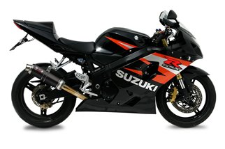 Schalldämpfer Escape Mivv Gp Schwarz Schwarz Edelstahl Suzuki GSX-R 750 2004 - 2005