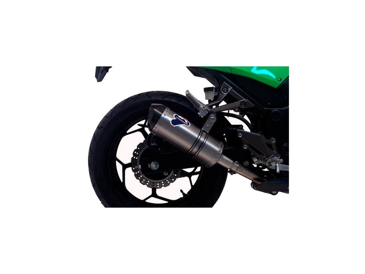 Terminal d'échappement de carbone Kawasaki Ninja 300 R 2012 2015 K074094CV ThermIgnoni