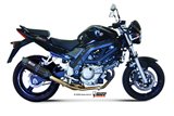 Terminale Scarico Mivv Suono Black Inox Nero Suzuki Sv 650 2009 - 2009