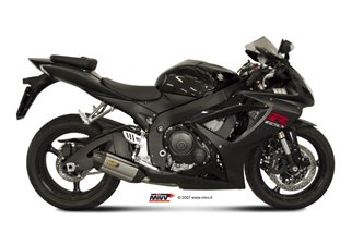 Schalldämpfer Escape Mivv Suono Edelstahl Suzuki Gsx-R 600 2006 - 2007