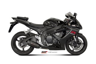 Schalldämpfer Escape Mivv Suono Schwarz Schwarz Edelstahl Suzuki Gsx-R 600 2006 - 2007