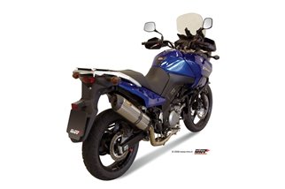 Full System 1 In 1 Exhaust Mivv Suono Stainless Steel Suzuki Dl V-Strom 650 2004 - 2006