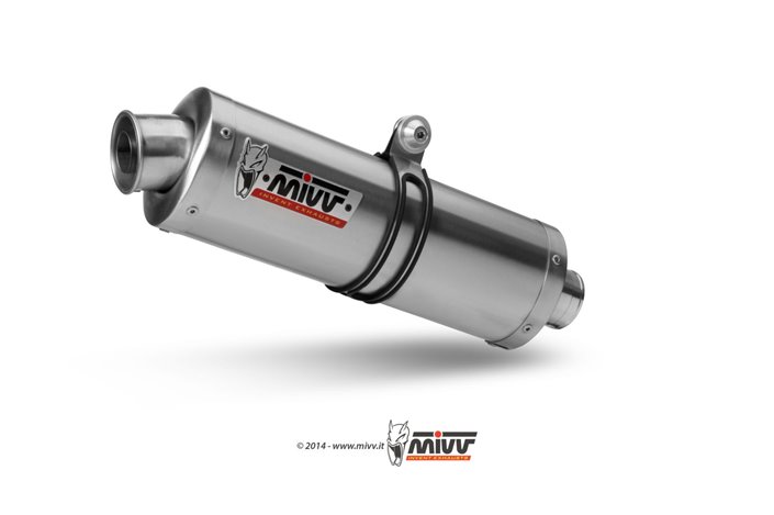 Scarico Completo 1X1 Mivv Oval Inox Suzuki Dl V-Strom 650 2007 - 2011