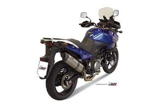 Système Complet 1 En 1 Echappement Mivv Suono Inox Suzuki Dl V-Strom 650 2007 - 2011