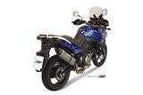 Système Complet 1 En 1 Echappement Mivv Suono Inox Suzuki Dl V-Strom 650 2007 - 2011